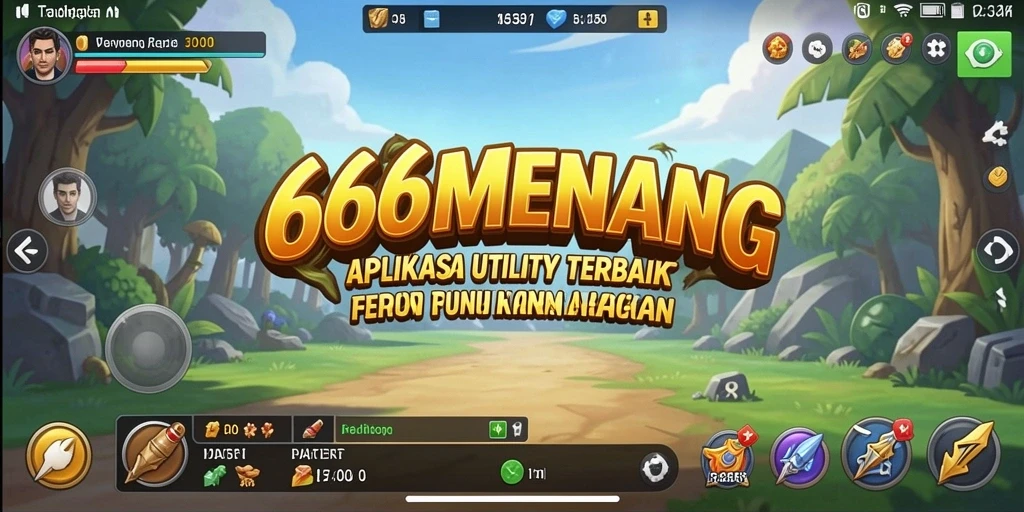 Screenshot utama 666MENANG menampilkan tampilan antarmuka aplikasi Utility.