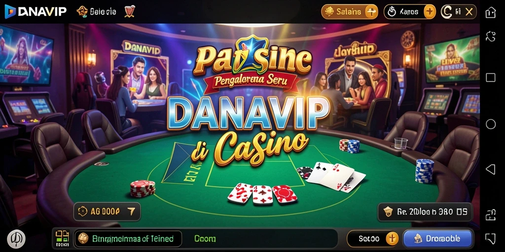 Tampilan permainan live casino yang menegangkan dan interaktif.