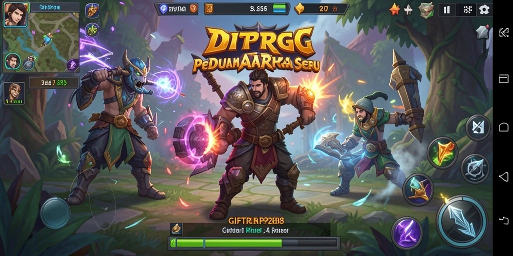 Tampilan gameplay seru dalam dunia ARPG GIFTRP288.