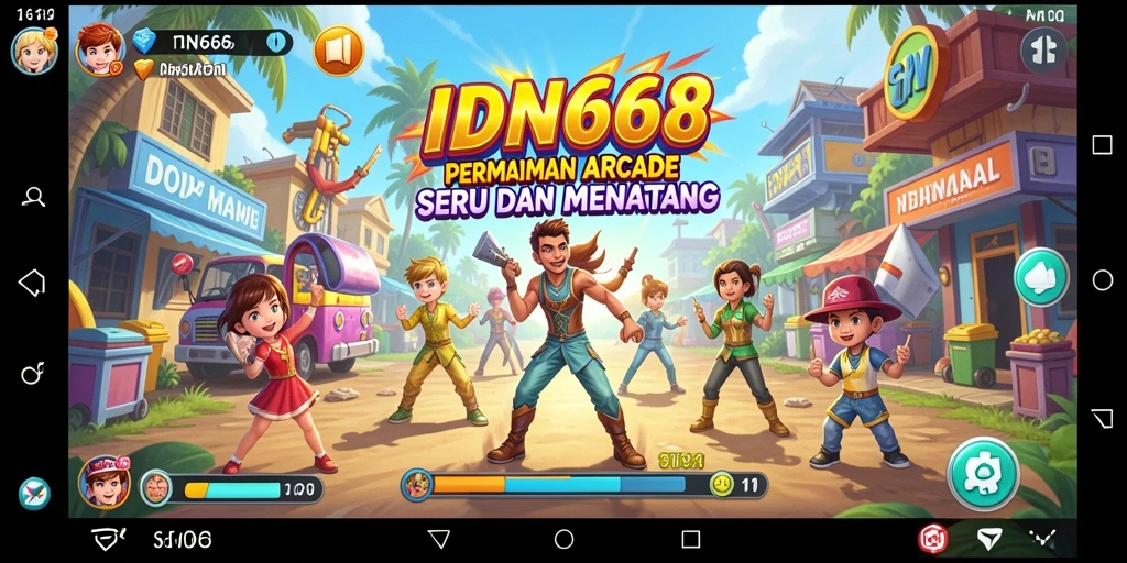 Screenshot utama IDN668 menampilkan gameplay seru dengan grafis menawan.