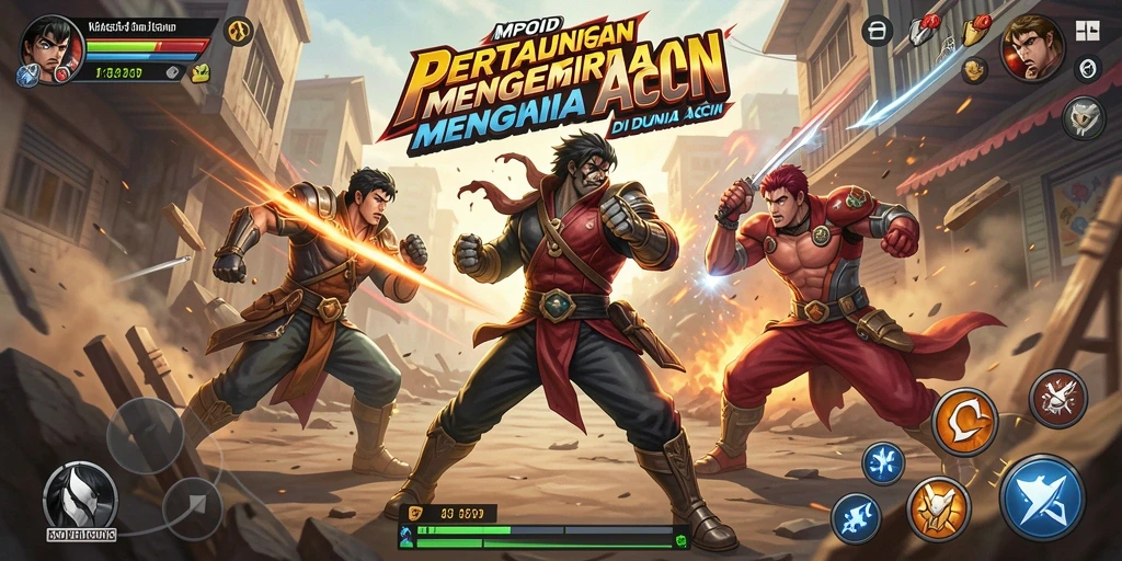 Tampilan seru dari gameplay MPOID yang penuh aksi.