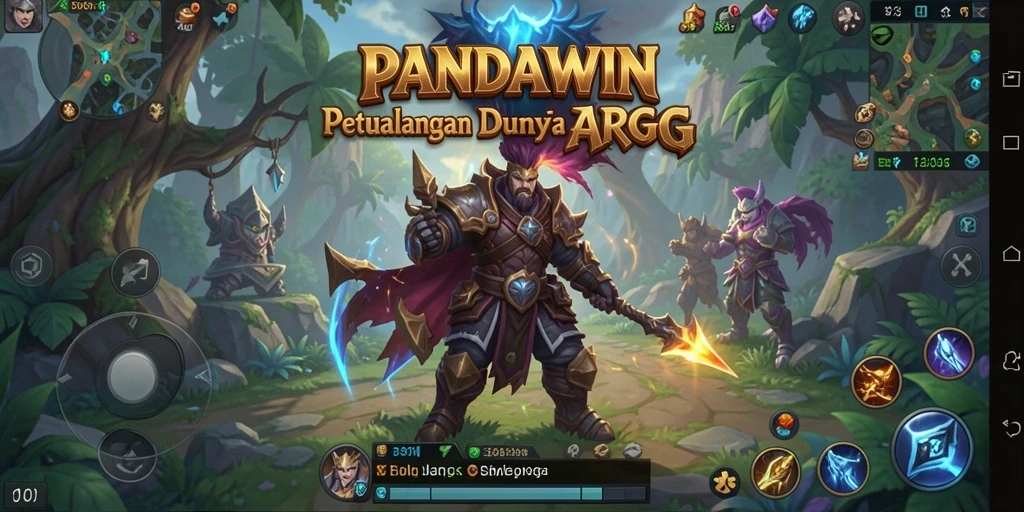 Gameplay seru dengan grafis menakjubkan di PANDAWIN.